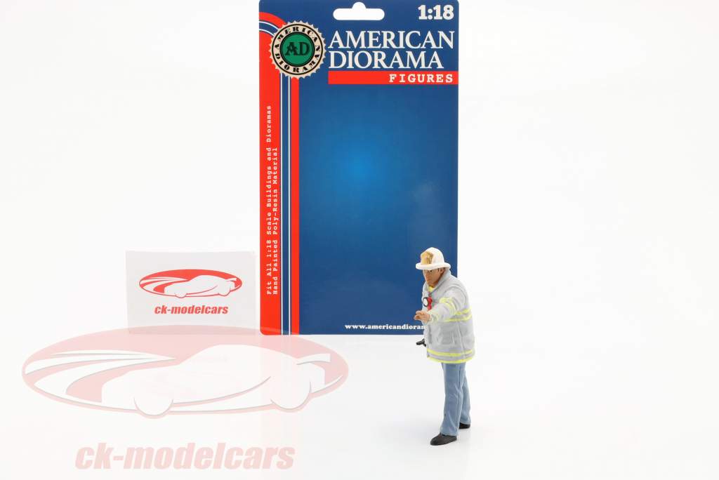 Firefighters Fire Captain 形 1:18 American Diorama
