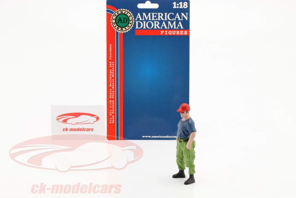 Firefighters Off Duty chiffre 1:18 American Diorama