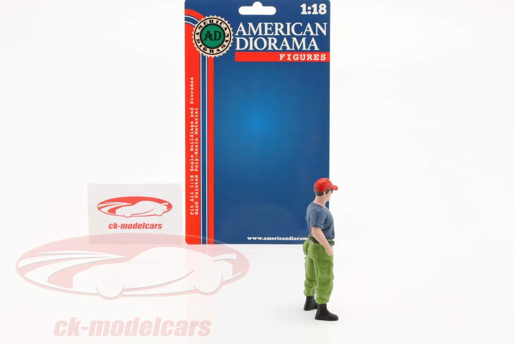 Firefighters Off Duty фигура 1:18 American Diorama