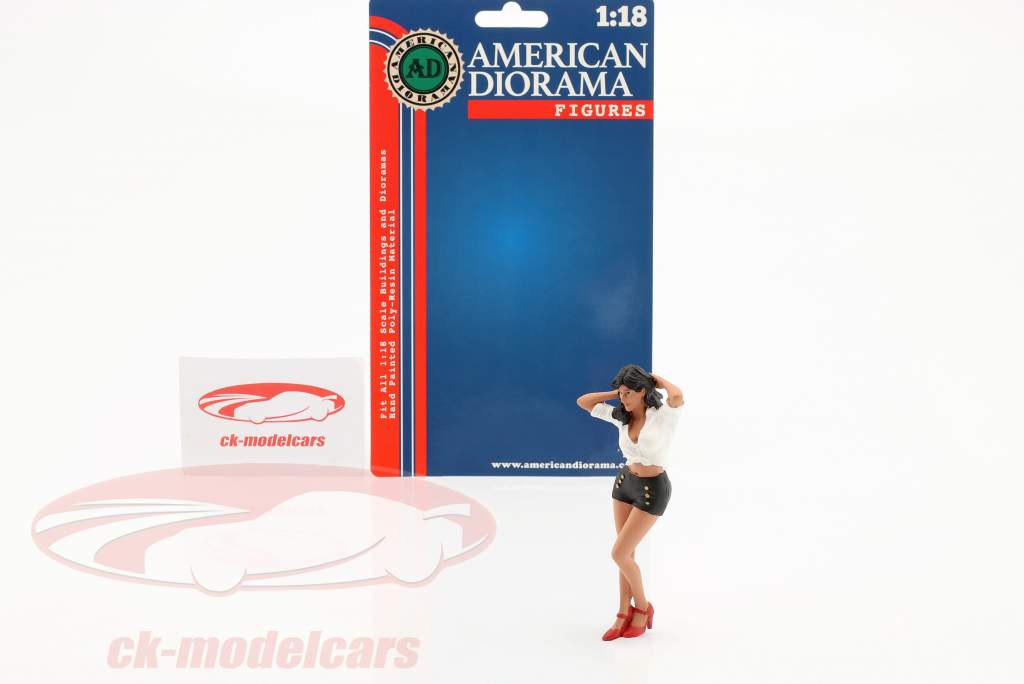 Pin Up Girl Jean chiffre 1:18 American Diorama