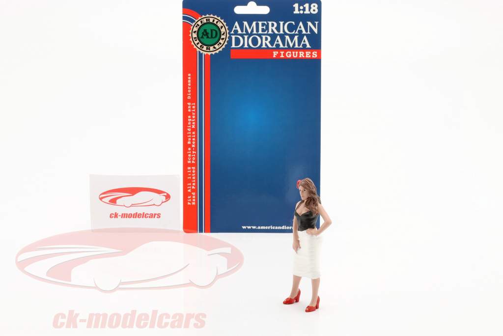 Pin Up Girl Suzy chiffre 1:18 American Diorama