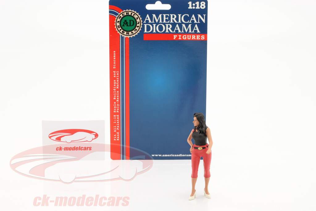 Pin Up Girl Carroll 形 1:18 American Diorama