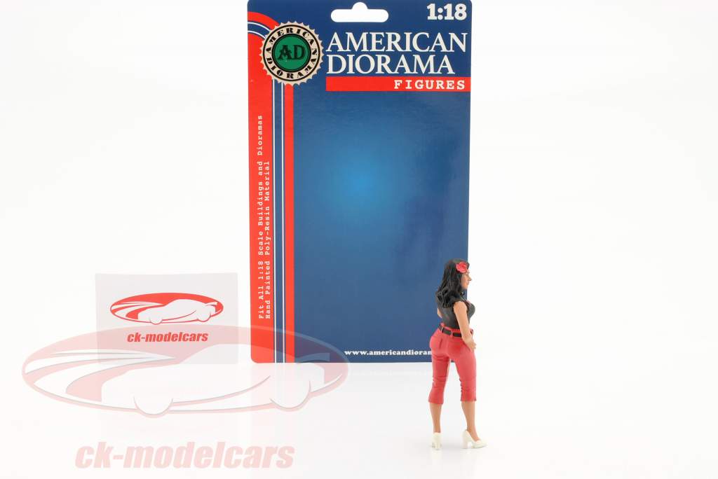 Pin Up Girl Carroll chiffre 1:18 American Diorama