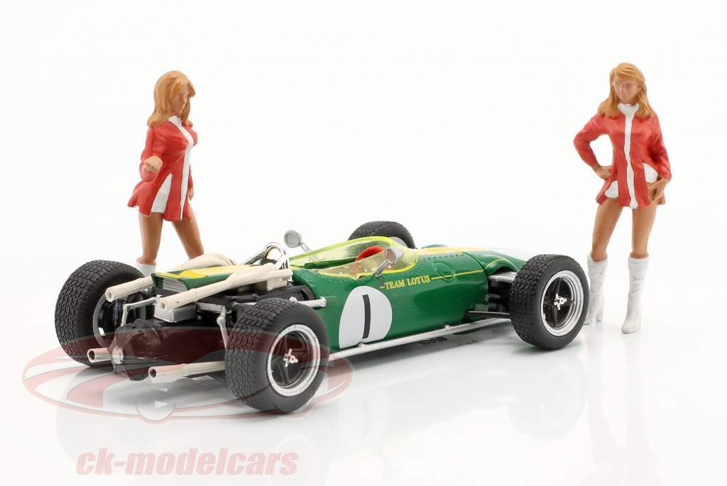 Race Day personagens Set #6 1:43 American Diorama