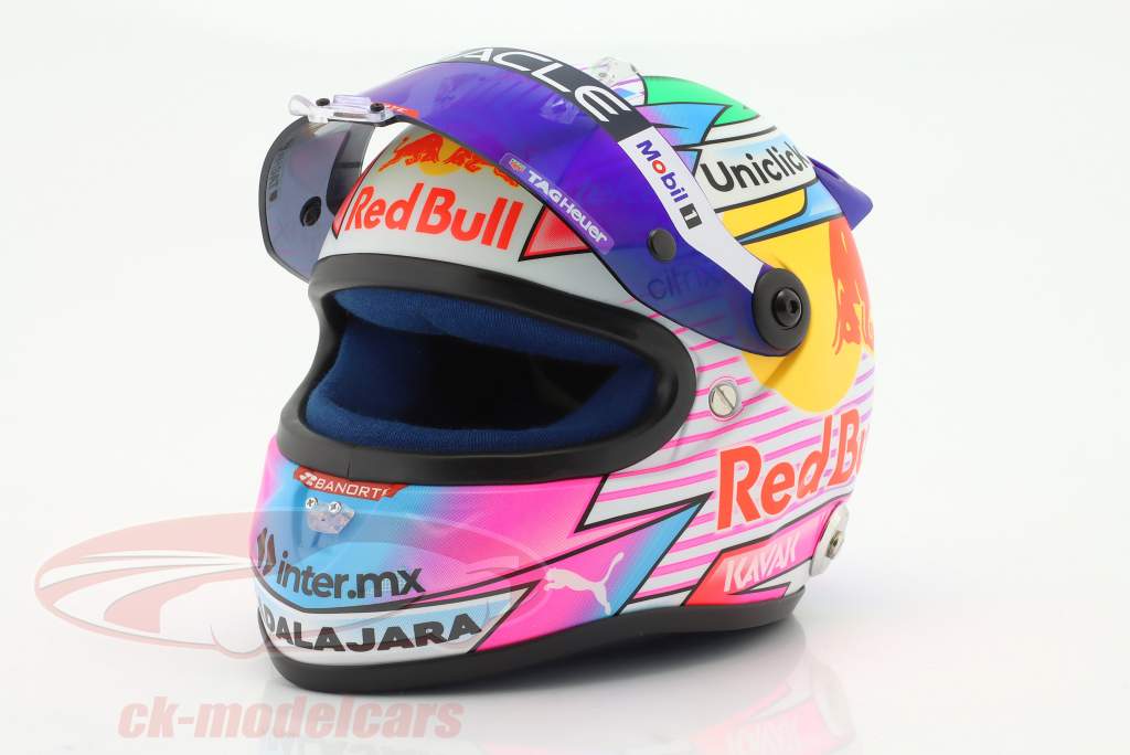 S. Perez #11 Oracle Red Bull Racing Miami GP formula 1 2022 helmet 1:2 Schuberth