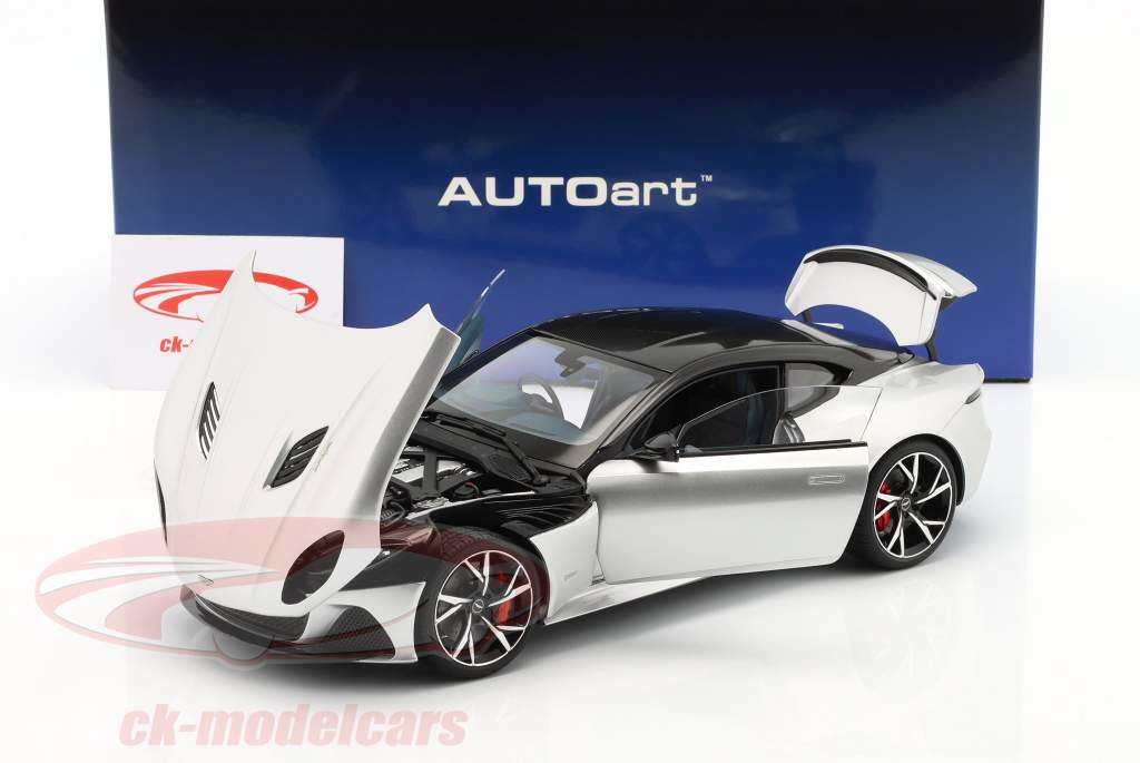Aston Martin Superleggera Anno di costruzione 2019 d&#39;argento 1:18 AUTOart