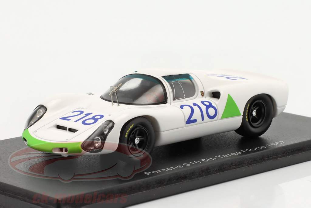 Porsche 910 #218 6th Targa Florio 1967 Siffert, Herrmann 1:43 Spark