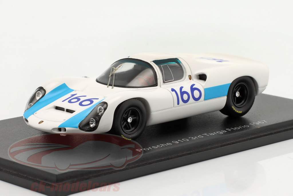 Porsche 910 #166 3 Targa Florio 1967 Elford, Neerpasch 1:43 Spark
