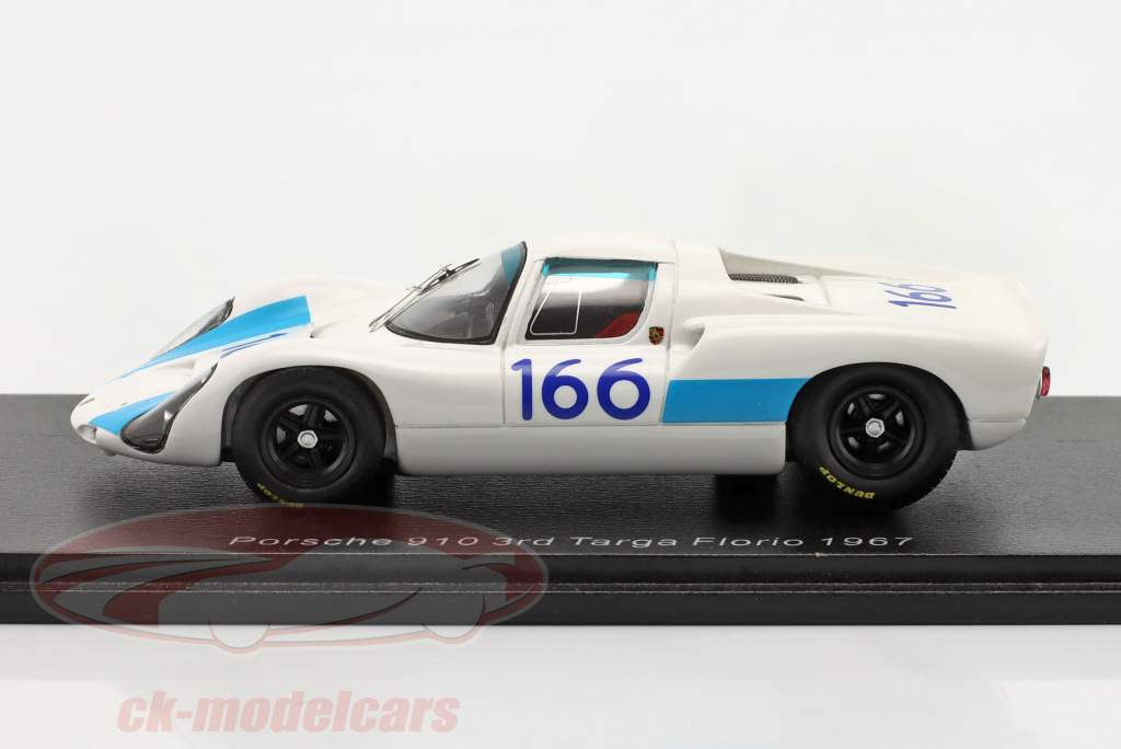 Porsche 910 #166 3° Targa Florio 1967 Elford, Neerpasch 1:43 Spark