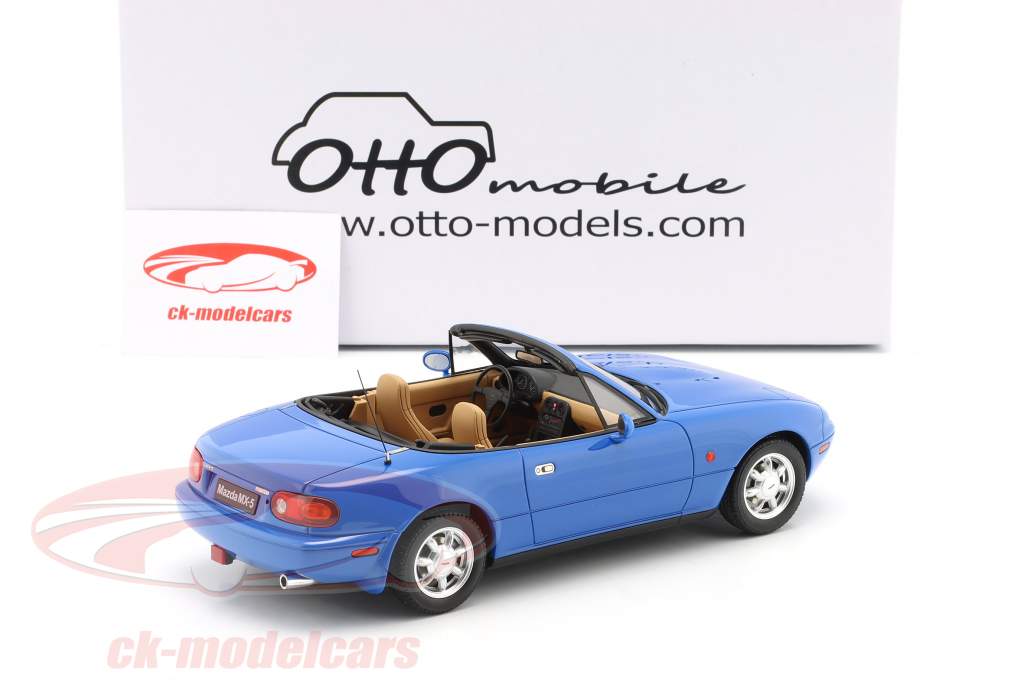 Mazda MX-5 roadster year 1990 blue 1:18 OttOmobile