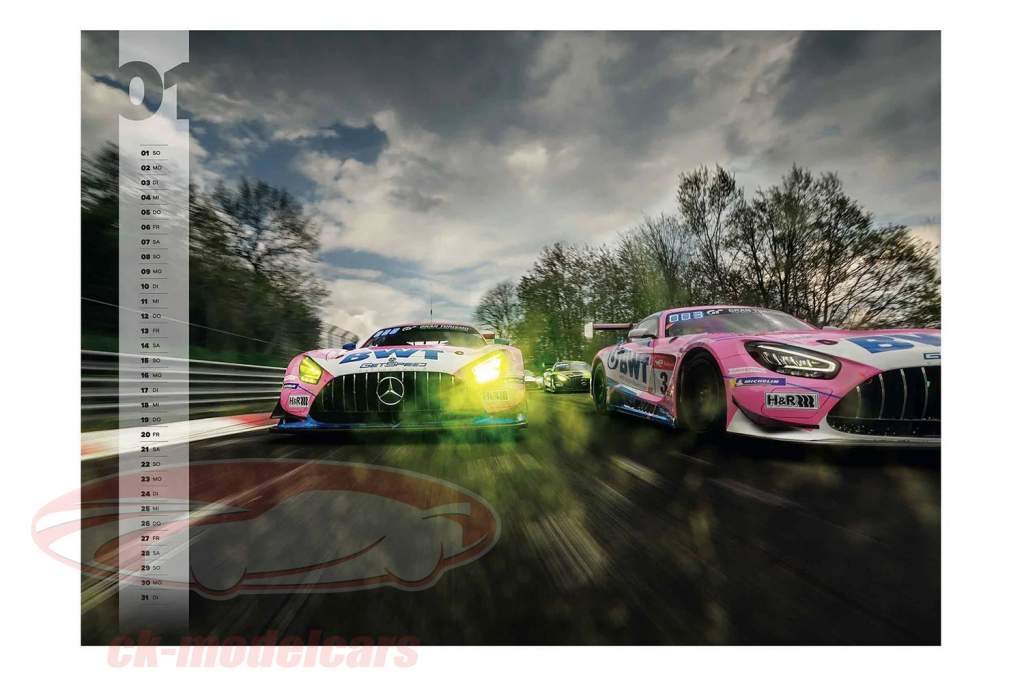 24h Nürburgring kalender 2023 67 x 48 cm / Gruppe C Motorsport Verlag 