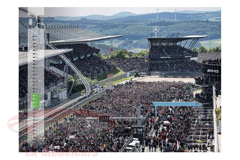24h Nürburgring kalender 2023 67 x 48 cm / Gruppe C Motorsport Verlag
