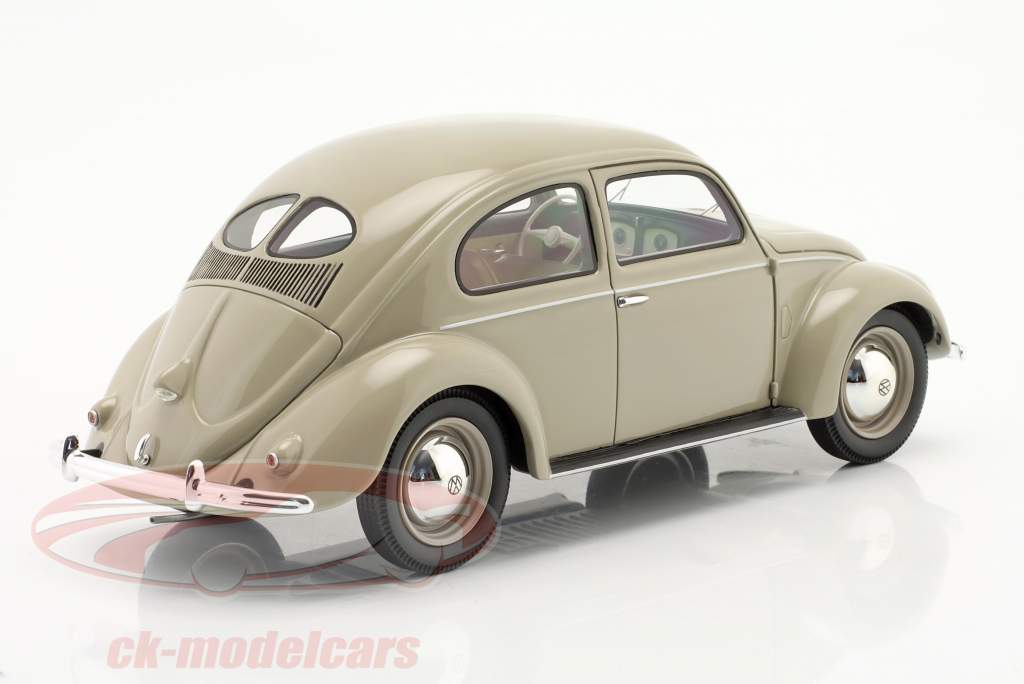 Volkswagen VW kringlebille Byggeår 1952 beige 1:18 Schuco