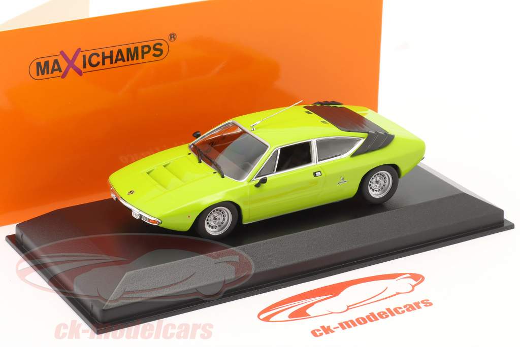 Lamborghini Urraco Año de construcción 1974 verde 1:43 Minichamps