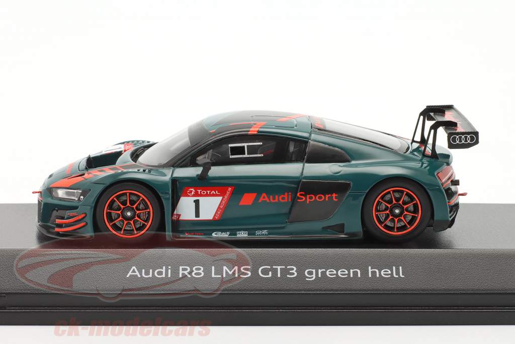 Audi R8 LMS GT3 #1 Green Hell 2021 verde tioman 1:43 Spark