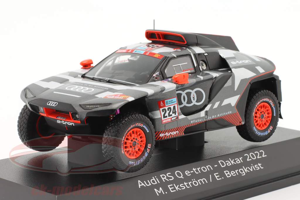 Audi RS Q e-tron #224 reunión dakar 2022 Ekström, Bergkvist 1:43 Spark