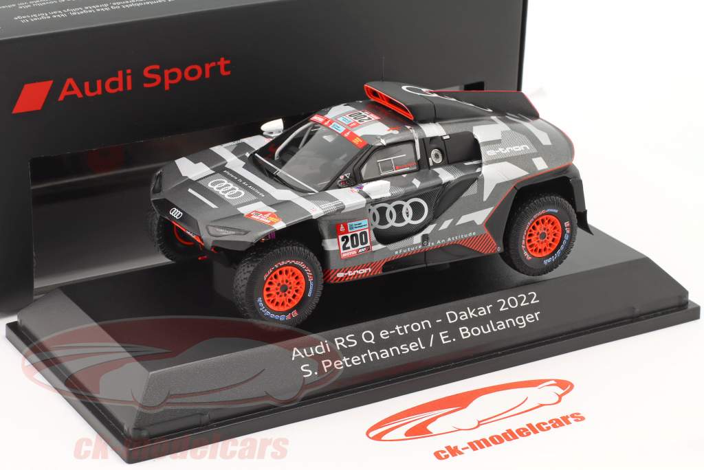 Audi RS Q e-tron #200 rally dakar 2022 Peterhansel, Boulanger 1:43 Spark