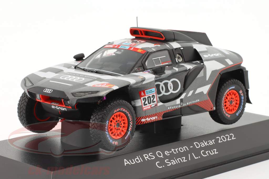 Audi RS Q e-tron #202 samle dakar 2022 Sainz, Cruz 1:43 Spark