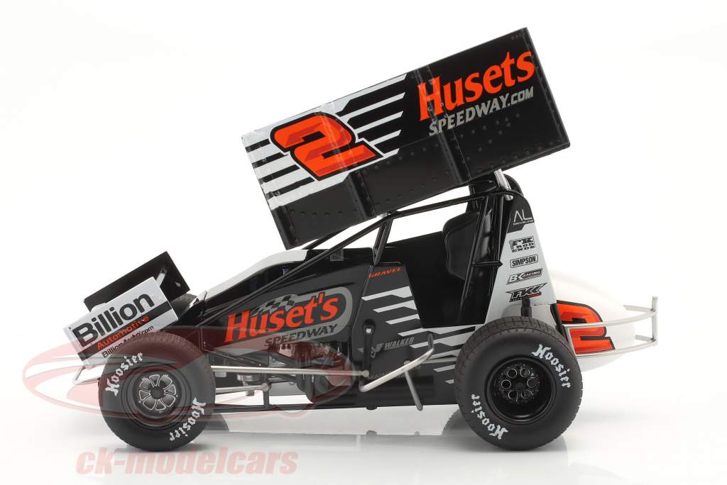 Huset's Speedway Sprint Car 2022 #2 David Gravel 1:18 GMP