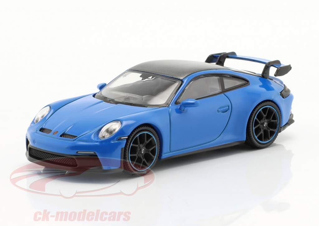 Porsche 911 (992) GT3 tiburón azul 1:64 TrueScale