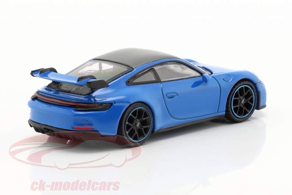Porsche 911 (992) GT3 tiburón azul 1:64 TrueScale