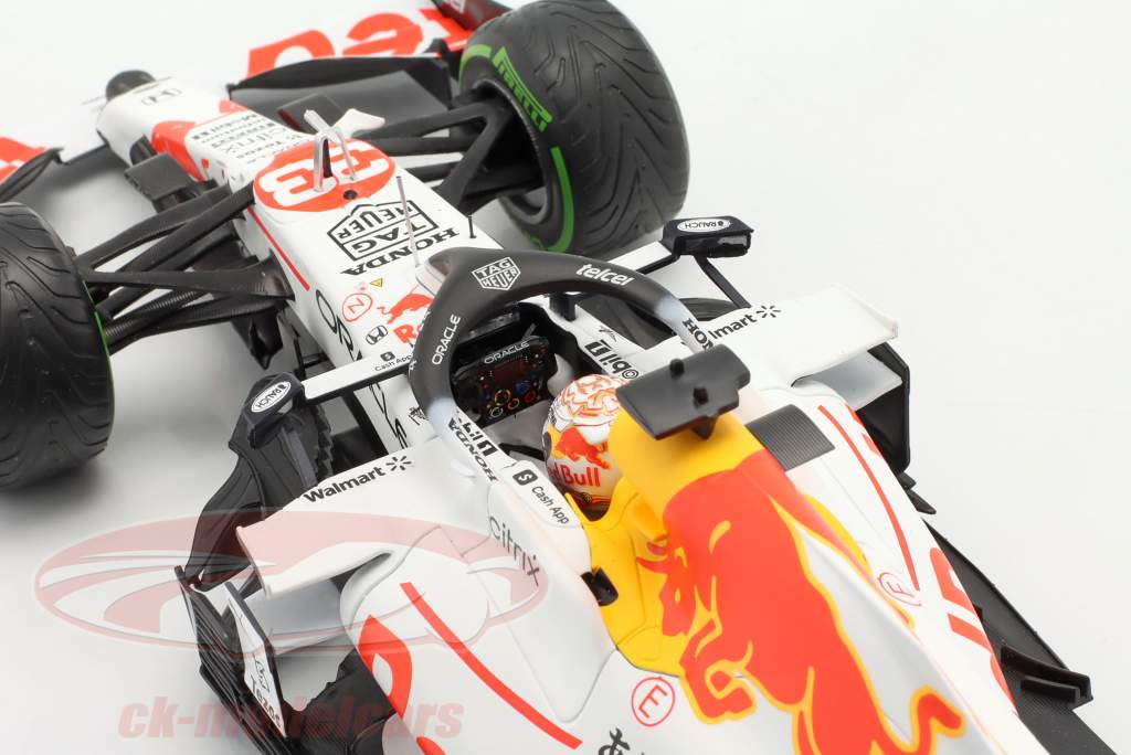 M. Verstappen Red Bull Racing RB16B #33 tyrkisk GP formel 1 Verdensmester 2021 1:18 Minichamps