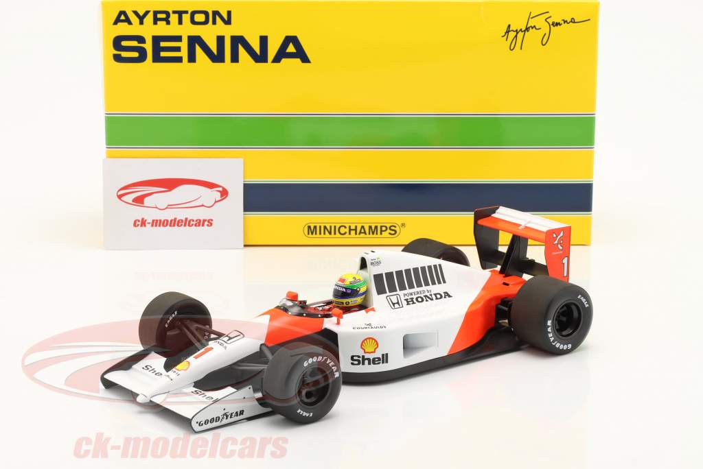 Ayrton Senna McLaren MP4/6 #1 Formel 1 Weltmeister 1991 1:18 Minichamps