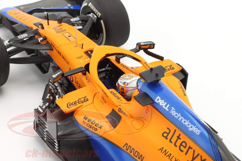 D. Ricciardo McLaren MCL35M #3 优胜者 意大利语 GP 公式 1 2021 1:18 Minichamps