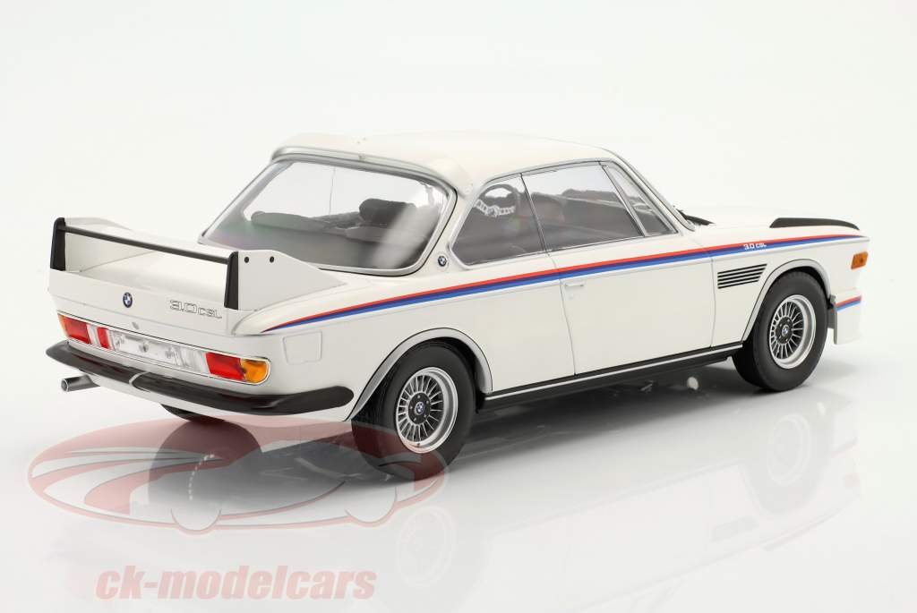 BMW 3.0 CSL (E9) Byggeår 1973 hvid 1:18 Minichamps