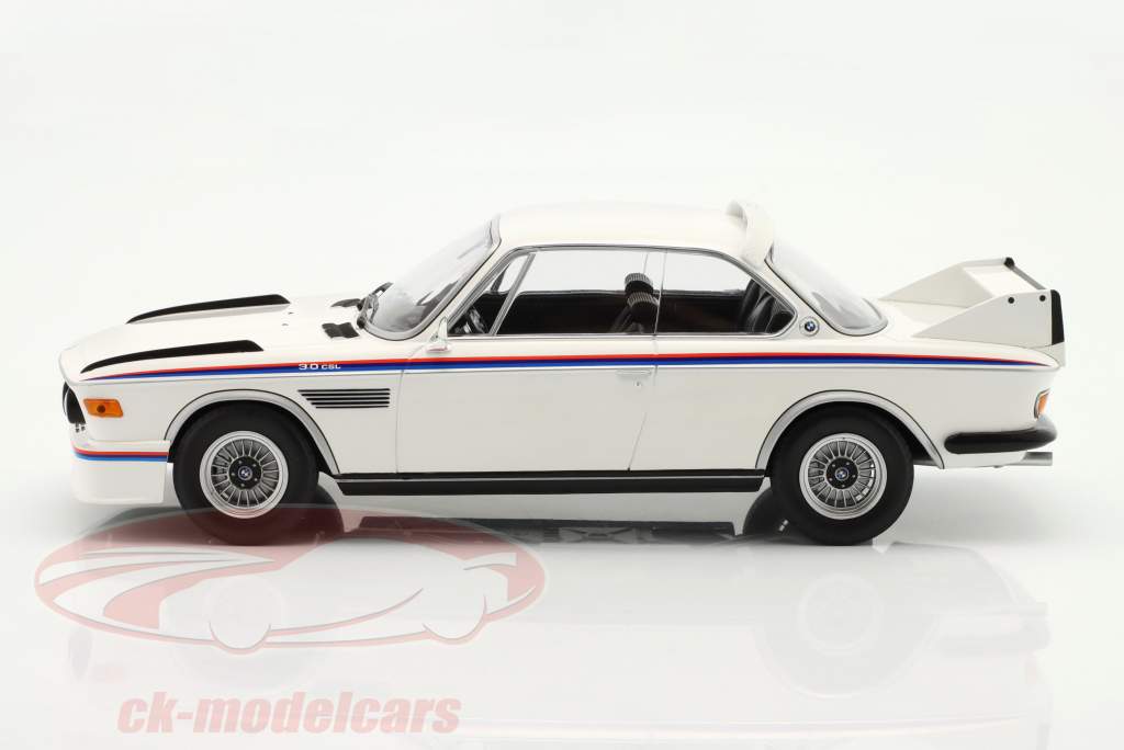 BMW 3.0 CSL (E9) Byggeår 1973 hvid 1:18 Minichamps