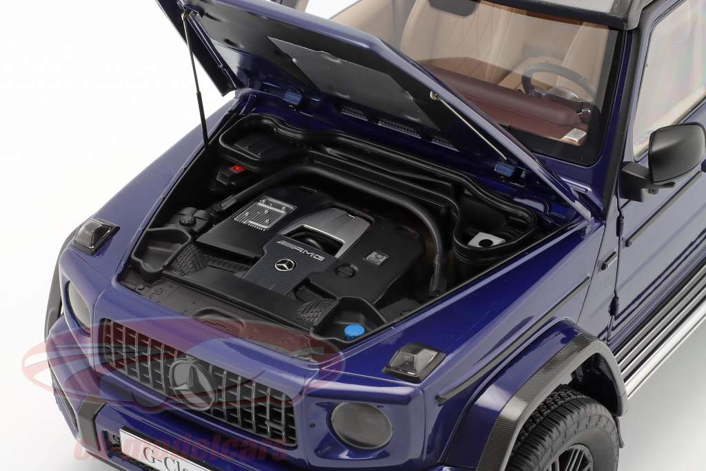 Mercedes-Benz G63 (W463) 4x4 AMG Año de construcción 2022 azul místico 1:12 NZG