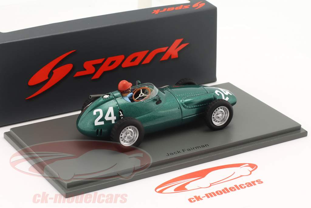 Jack Fairman BRM P25 #24 Storbritanien GP formel 1 1957 1:43 Spark