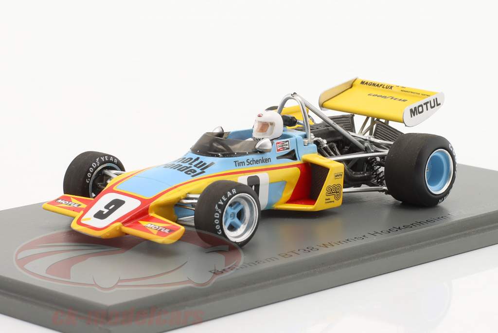 Tim Schenken Brabham BT38 #9 gagnant Hockenheim formule 2 1972 1:43 Spark