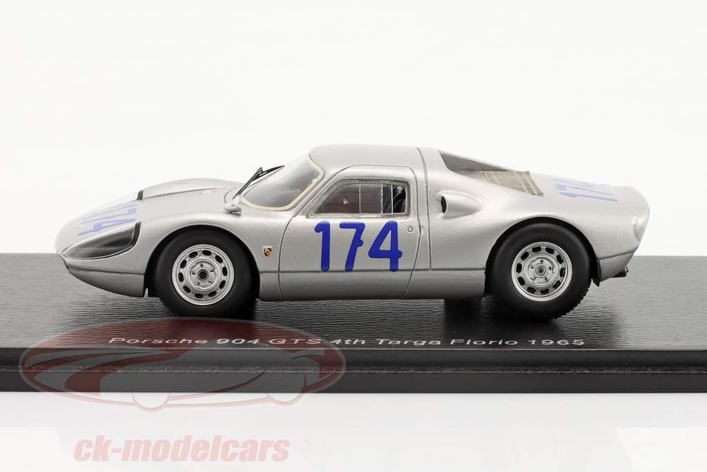 Porsche 904 GTS #174 4to Targa Florio 1965 Bonnier, Hill 1:43 Spark