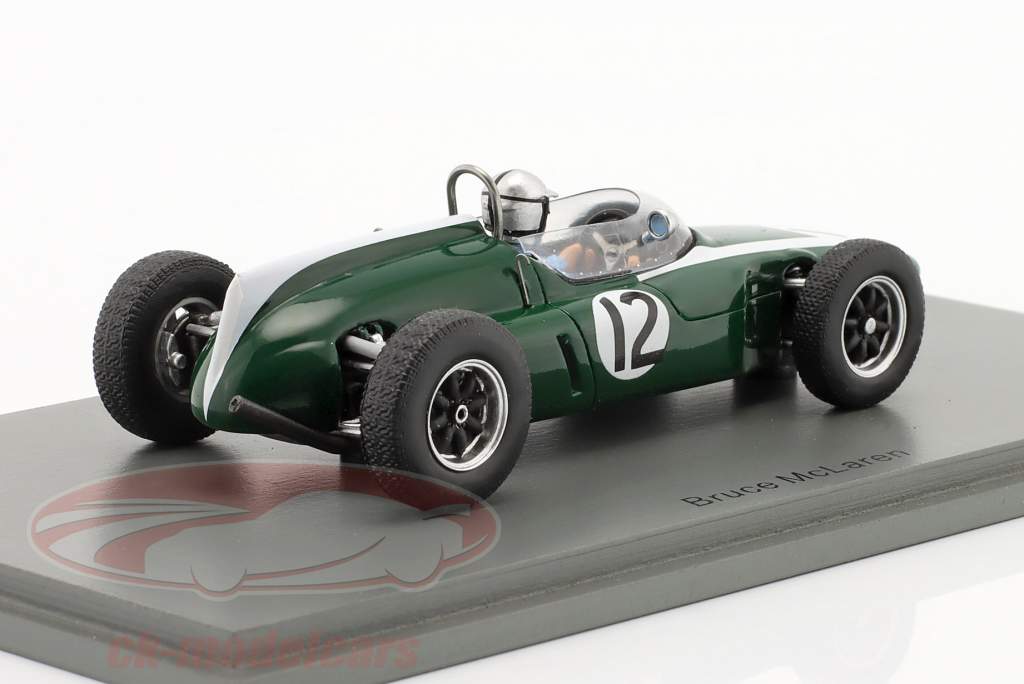 Bruce McLaren Cooper T55 #12 3rd Italy GP formula 1 1961 1:43 Spark