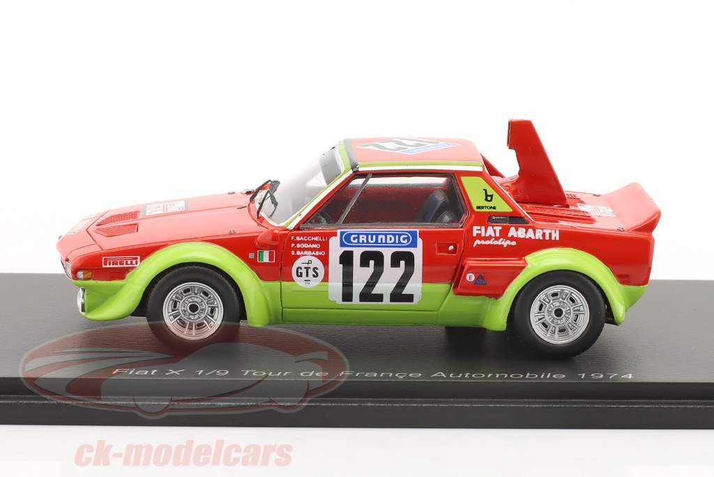 Fiat-Abarth X1/9 #122 Tour de France Automobile 1974 1:43 Spark