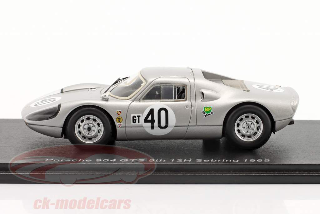 Porsche 904 GTS #40 5to 12h Sebring 1965 Underwood, Klass 1:43 Spark