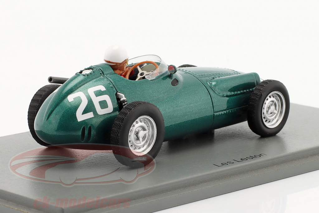 Les Leston BRM P25 #26 Gran Bretaña GP fórmula 1 1957 1:43 Spark