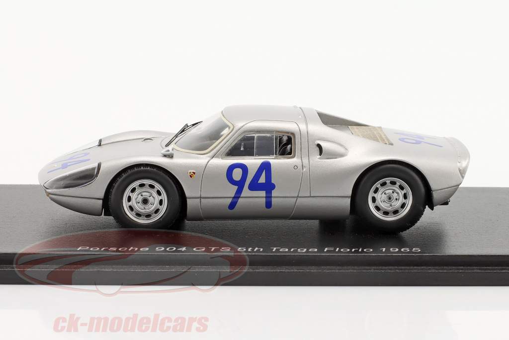 Porsche 904 GTS #94 5 Targa Florio 1965 Pucci, Klass 1:43 Spark