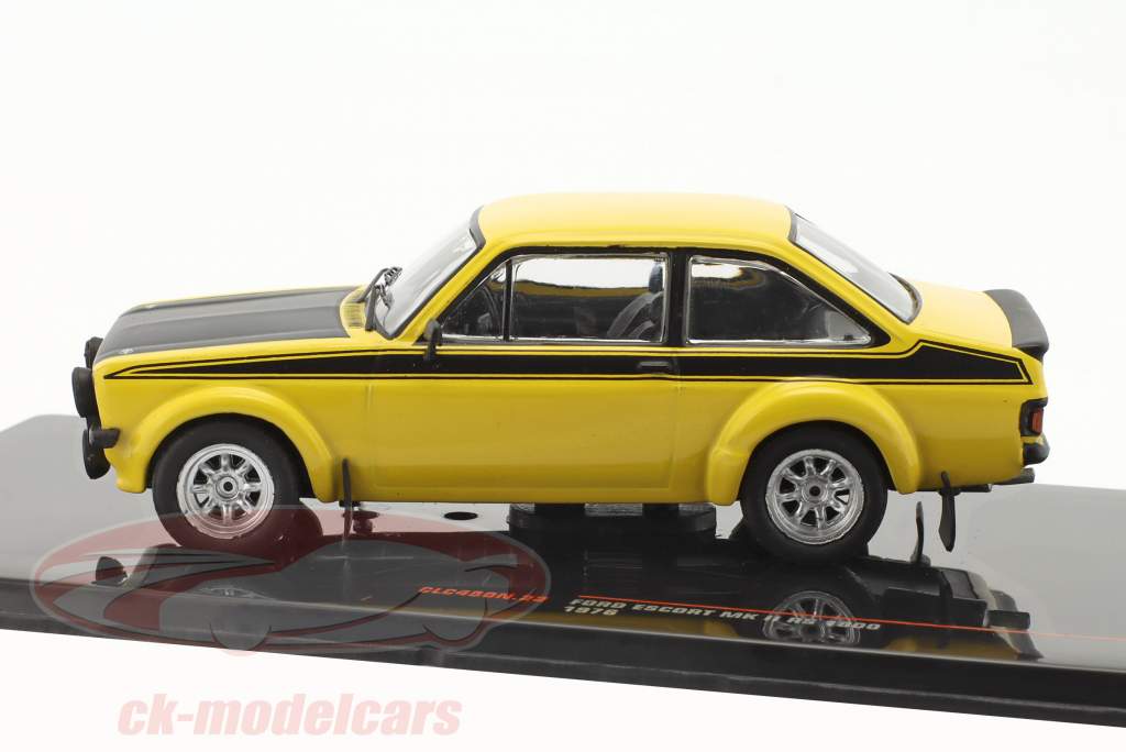 Ford Escort MK2 RS 1800 year 1976 yellow / black 1:43 Ixo