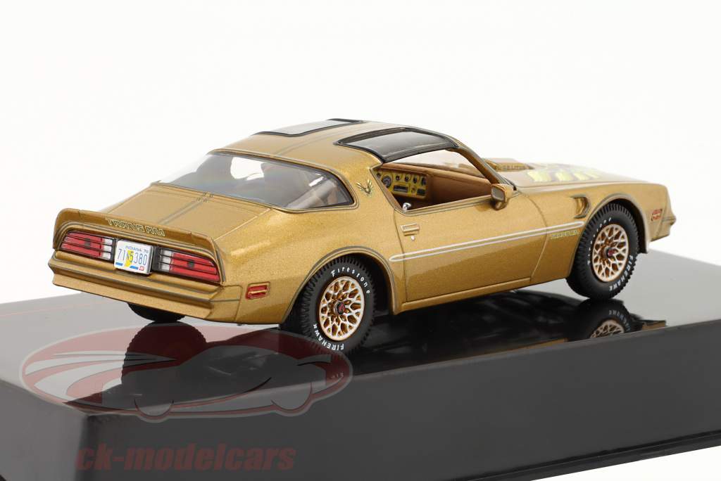 Pontiac Firebird Trans Am year 1978 gold metallic 1:43 Ixo