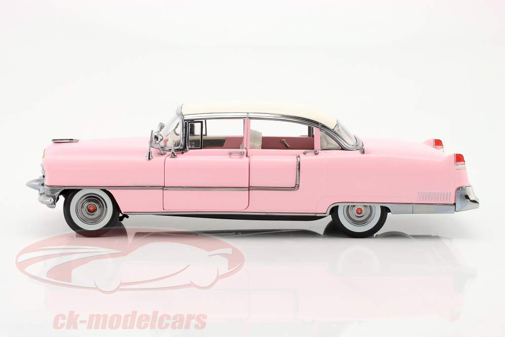 Cadillac Fleetwood Series 60 year 1955 pink / White 1:18 Greenlight