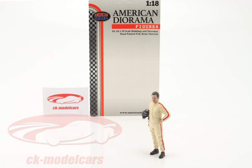 Racing Legends années 60 chiffre B 1:18 American Diorama