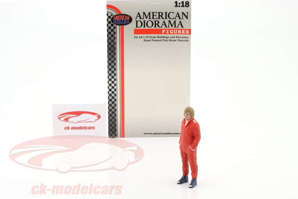 Racing Legends anos 70 figura A 1:18 American Diorama