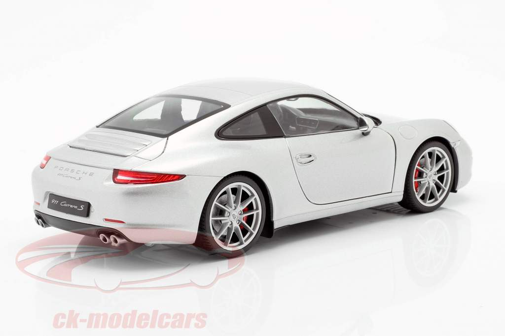 Porsche 911 (991) Carrera S Coupe silber 1:18 Welly
