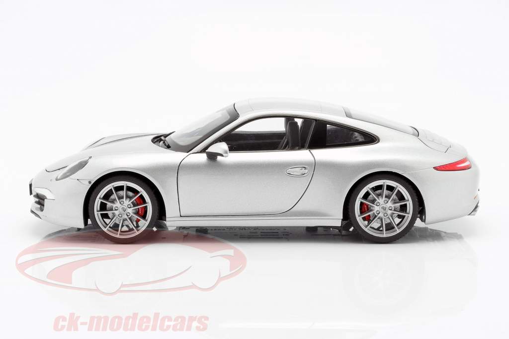 Porsche 911 (991) Carrera S Coupe argenterie 1:18 Welly