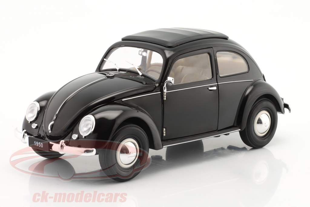 Volkswagen VW Classic besouro ano de construção 1950 preto 1:18 Welly