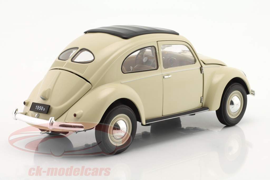 Volkswagen VW Classic T1 Beetle  Anno 1950 crema 1:18 Welly