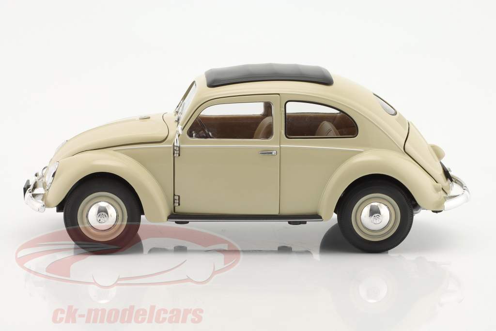 Volkswagen VW Classic T1 Käfer Baujahr 1950 creme 1:18 Welly