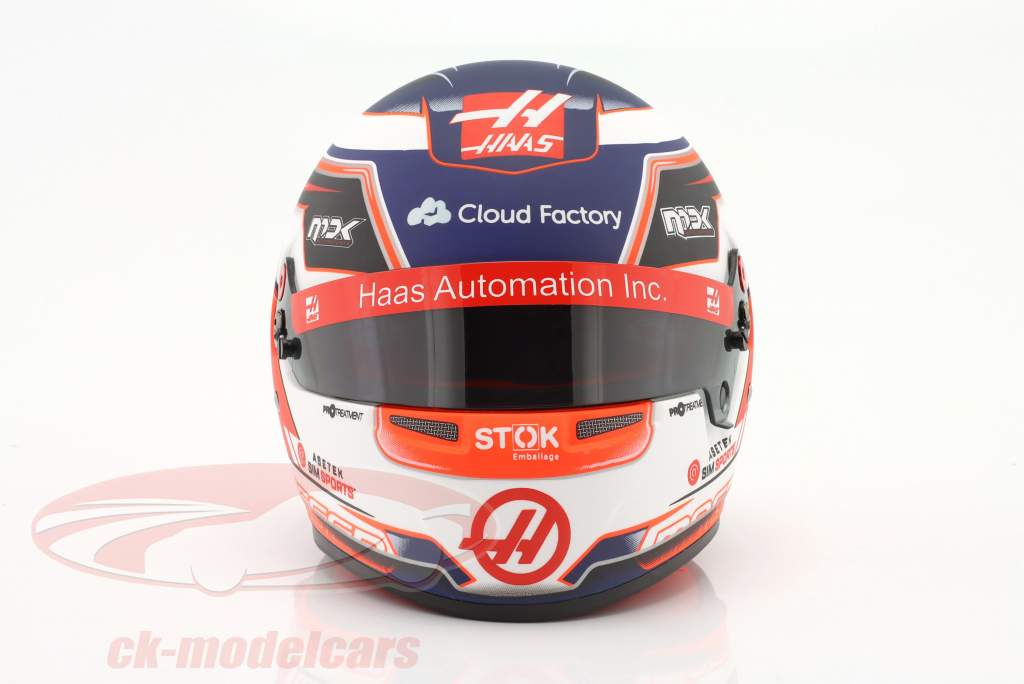 Kevin Magnussen #20 Haas F1 Team fórmula 1 2022 casco 1:2 Bell